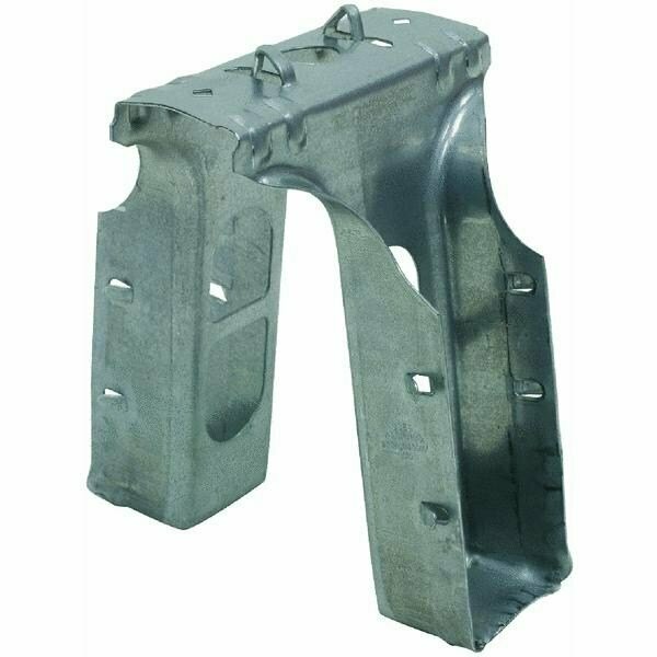PF Series PFD26B Post Frame Hanger, 5-3/8 in H, 1-1/4 in D, 1-9/16 in W, 2 x 6 in, Steel, Simpson Strong-Tie, Mfr#: PFD26
